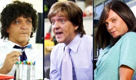 Chris Lilley as the characters in Summer Heights High: (From right to left) Jonah Takalua, Mr.G, Ja'mie King.